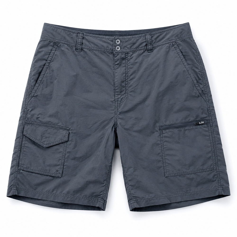 COLUMBIA Cargo Shorts Womens 12 Dark Gray Omni-Shade Hiking Outdoor Utility